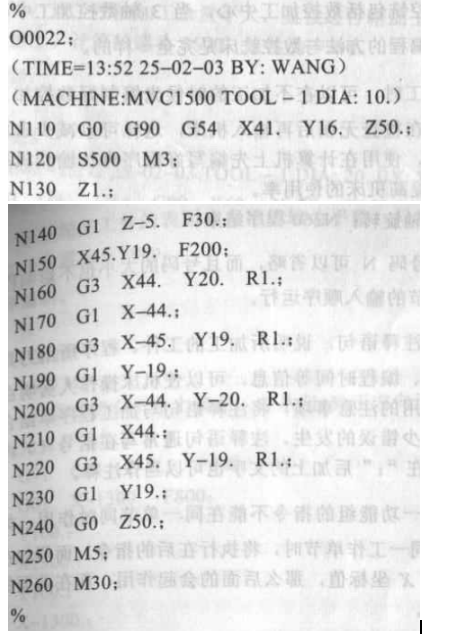 平面凹槽工件加工程序