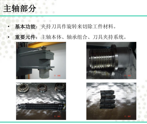 電腦鑼主軸部分